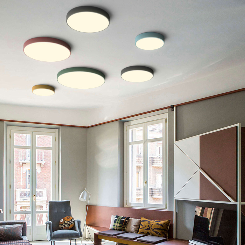 Потолочный светильник DISC COLOR D60 Yellow by ImperiumLoft