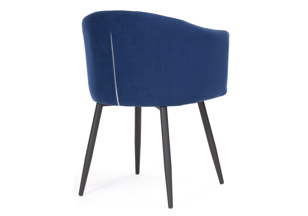Стул Woodville Валета темно-синий / черный 504203