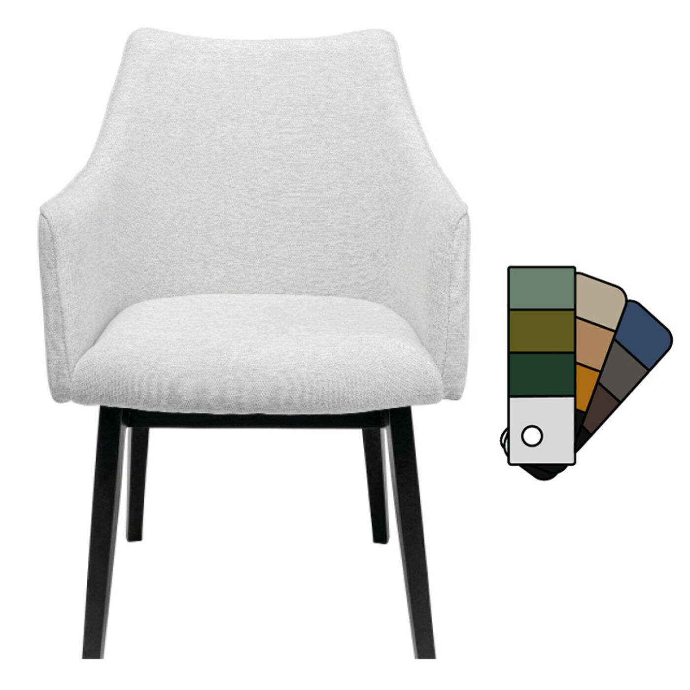 Стул с подлокотниками Modino Cat 1 Individual KARE 29946