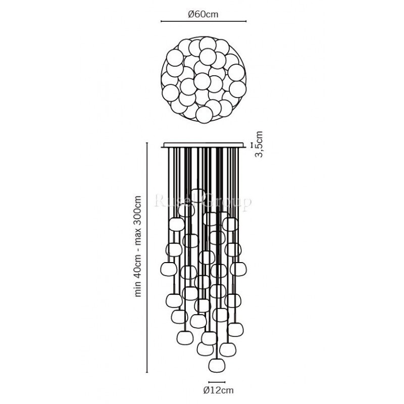 Подвесной светильник Fabbian Lumi - Mochi F07 A31 01