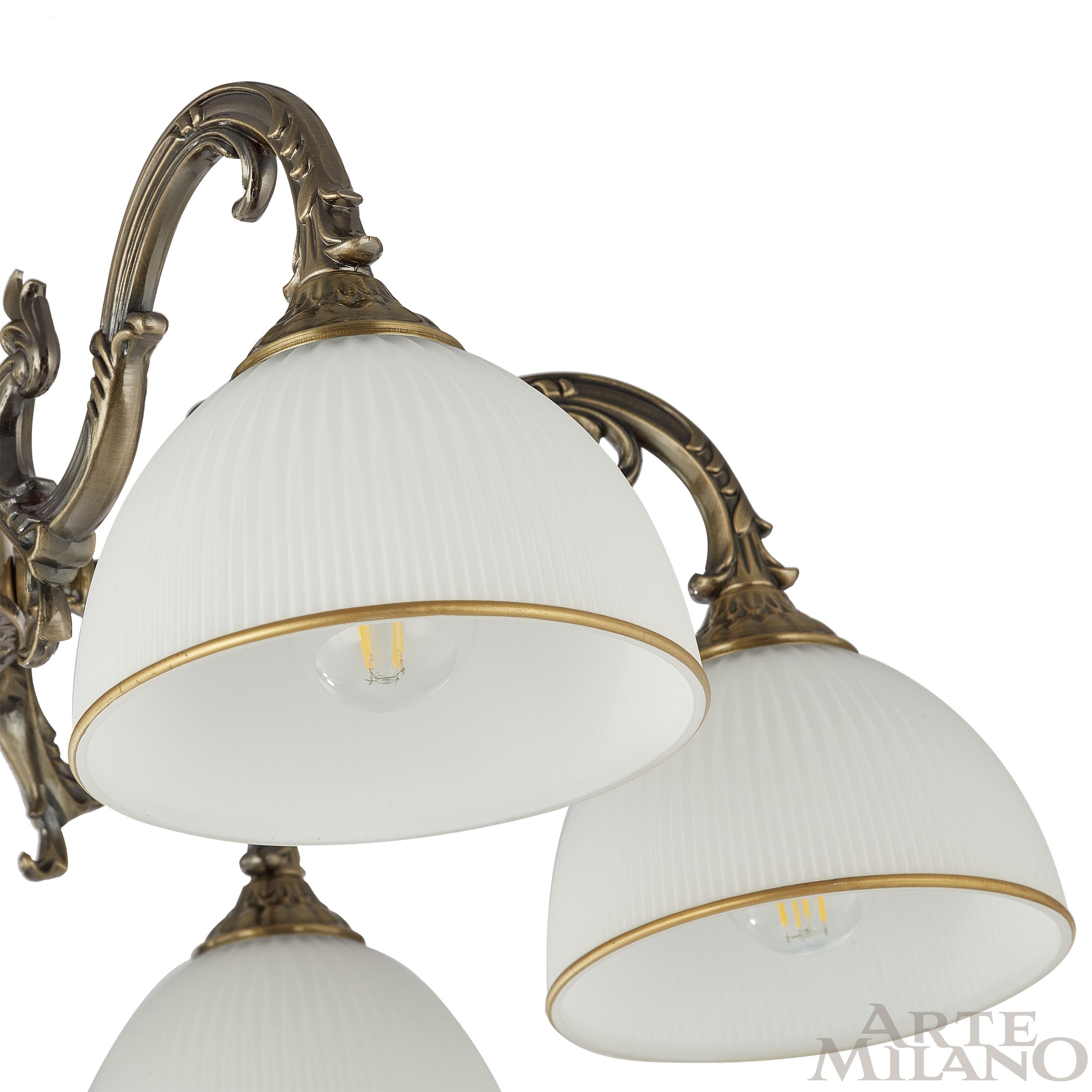 Люстра с плафонами 346410/8 AB Arte Milano