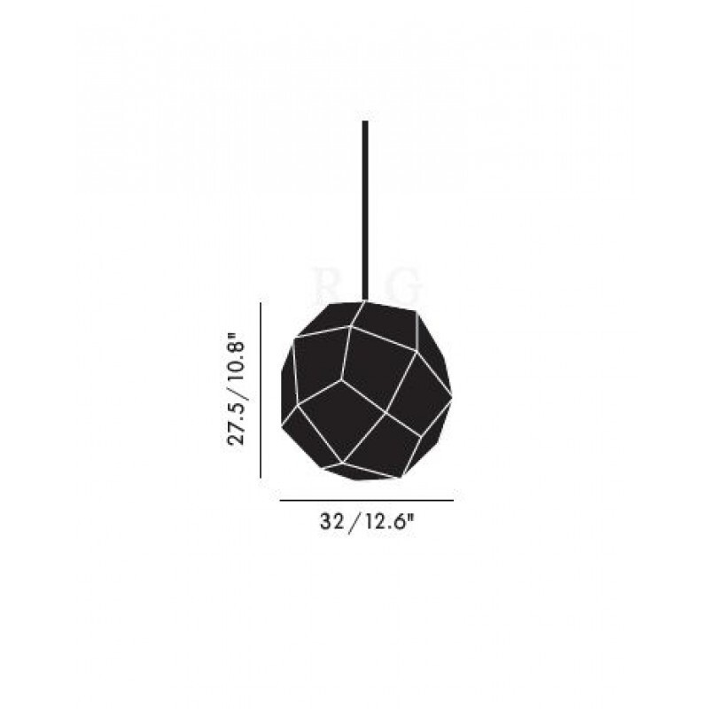 Подвесной светильник Tom Dixon Etch Pendant