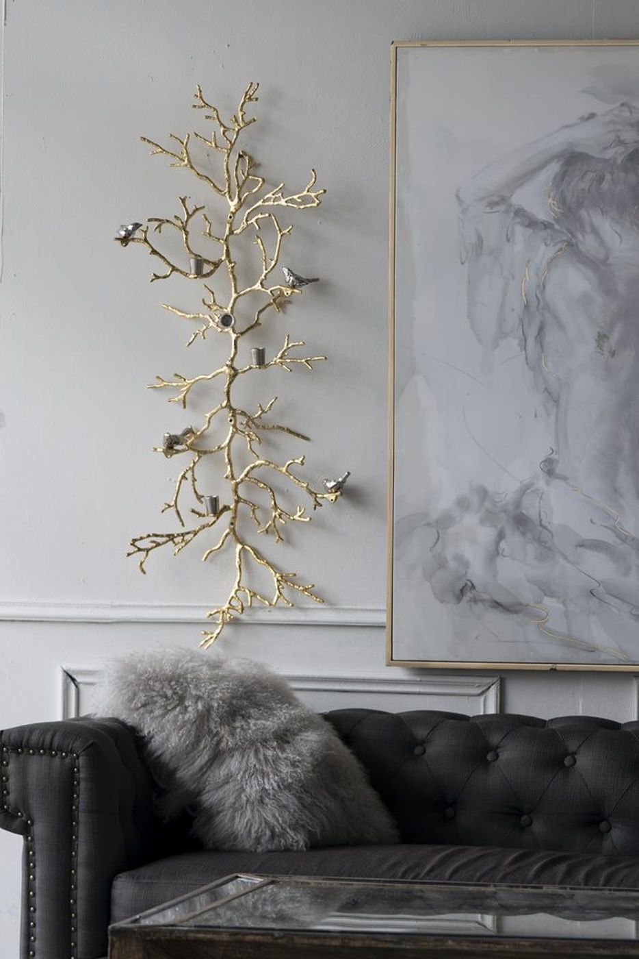 Подсвечник настольно-настенный для свечей Glasar 43411