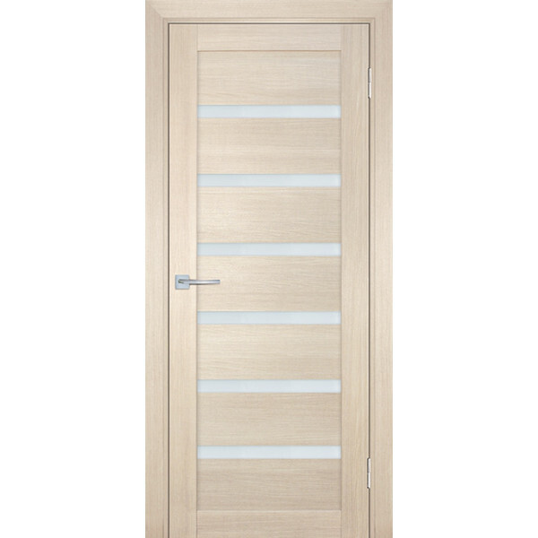 Межкомнатная дверь Graf ТЕХНО-707 белый сатинат Капучино (2000 х 700)