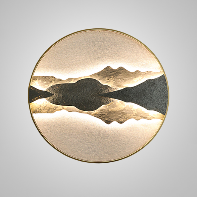 Настенный светильник DAWN B A D80 Brass by ImperiumLoft