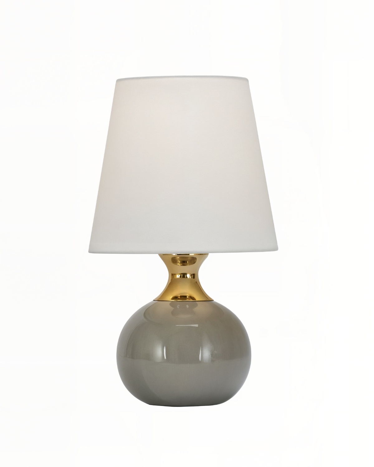 Настольная лампа Бенсон с серым керамическим основанием Louvre Home LTL207961MGI