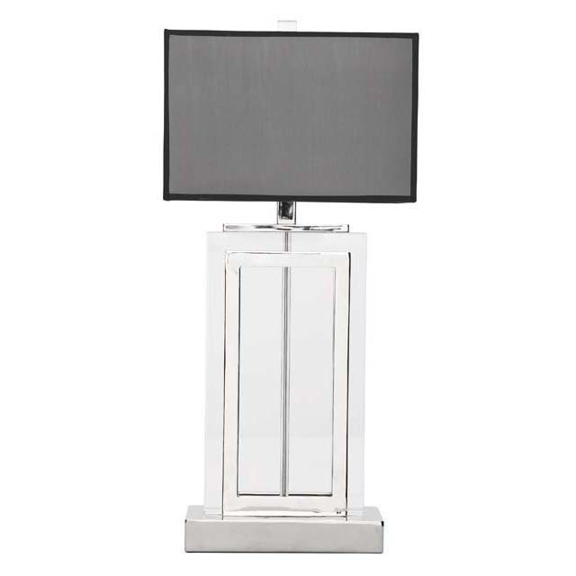 Настольная лампа Eichholtz Arlington Crystal rect white shade 105862