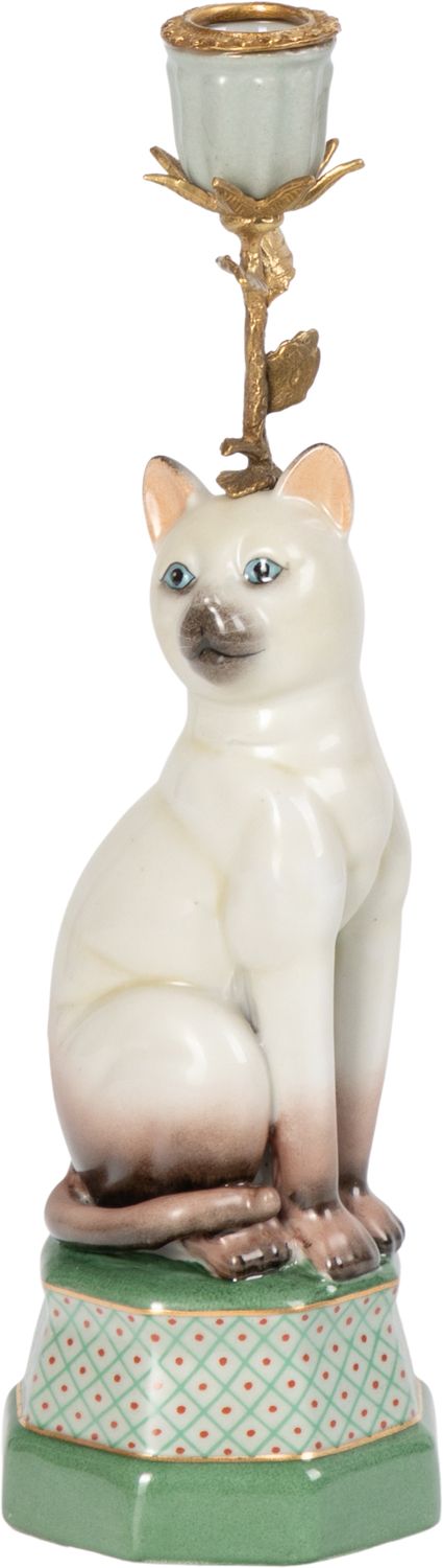 Подсвечник Кошечка Glasar F1358H/HF2070