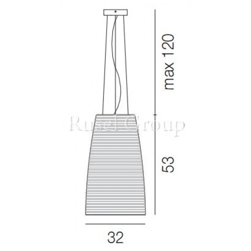 Подвесной светильник Vistosi MUMBA SP P