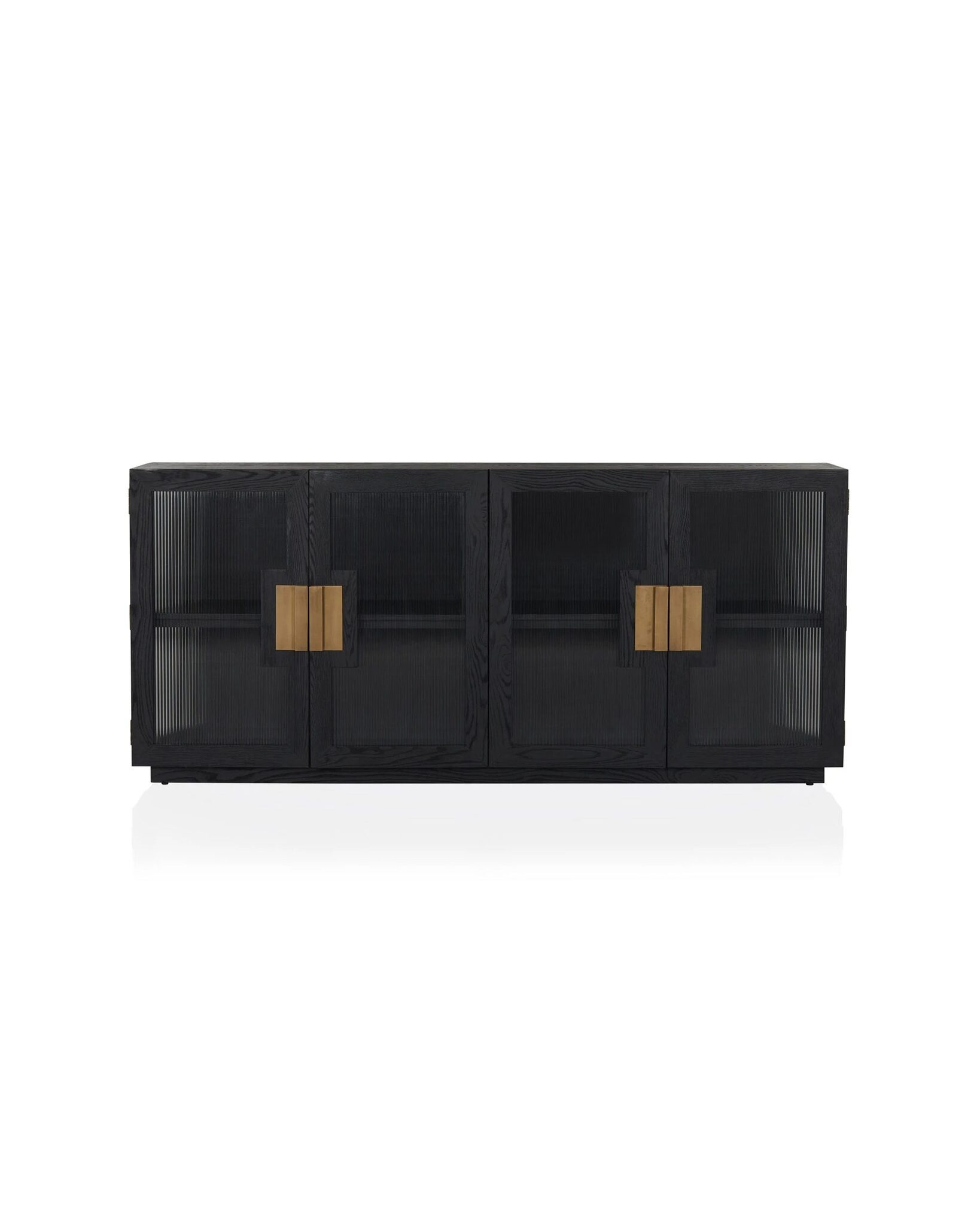 Черный комод Louvre Home Амстердам LHFSB200VIM-BO