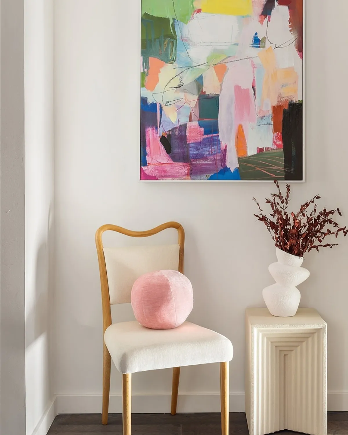 Бежевый приставной столик Кносс Louvre Home FST170924RJ