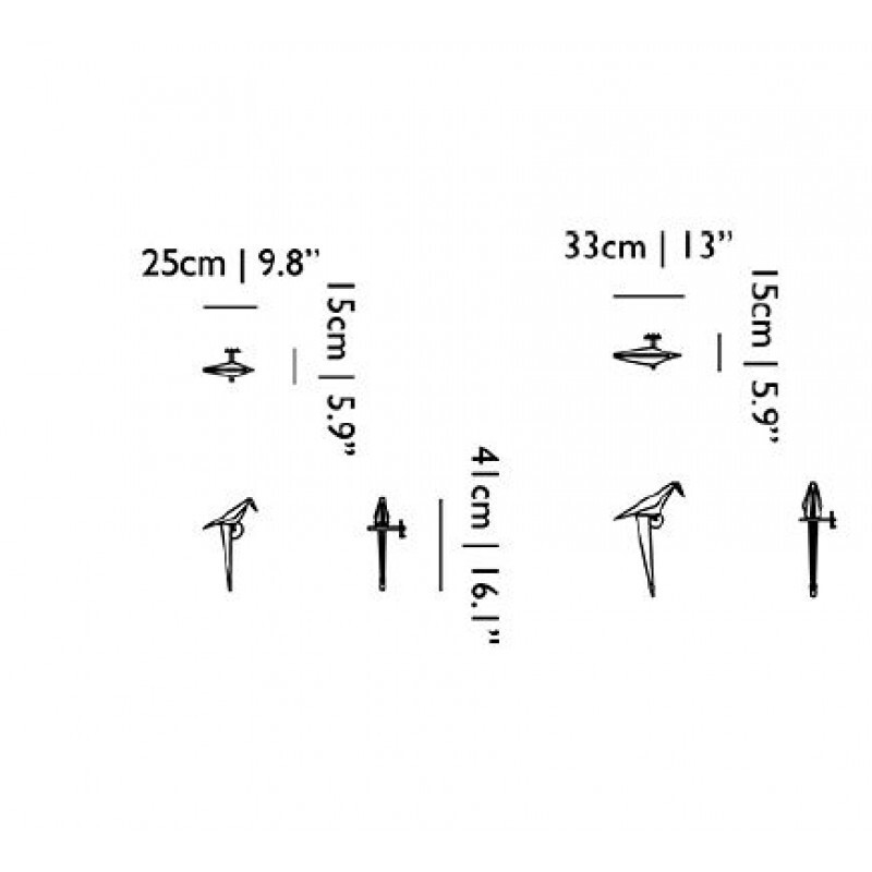 Настенный светильник Moooi Perch Light Wall Recessed Small dimmable 1-10V