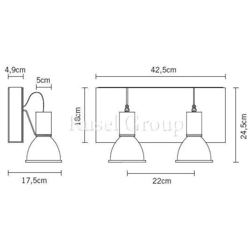 Настенно-потолочный светильник Fabbian Book D85 G19 01