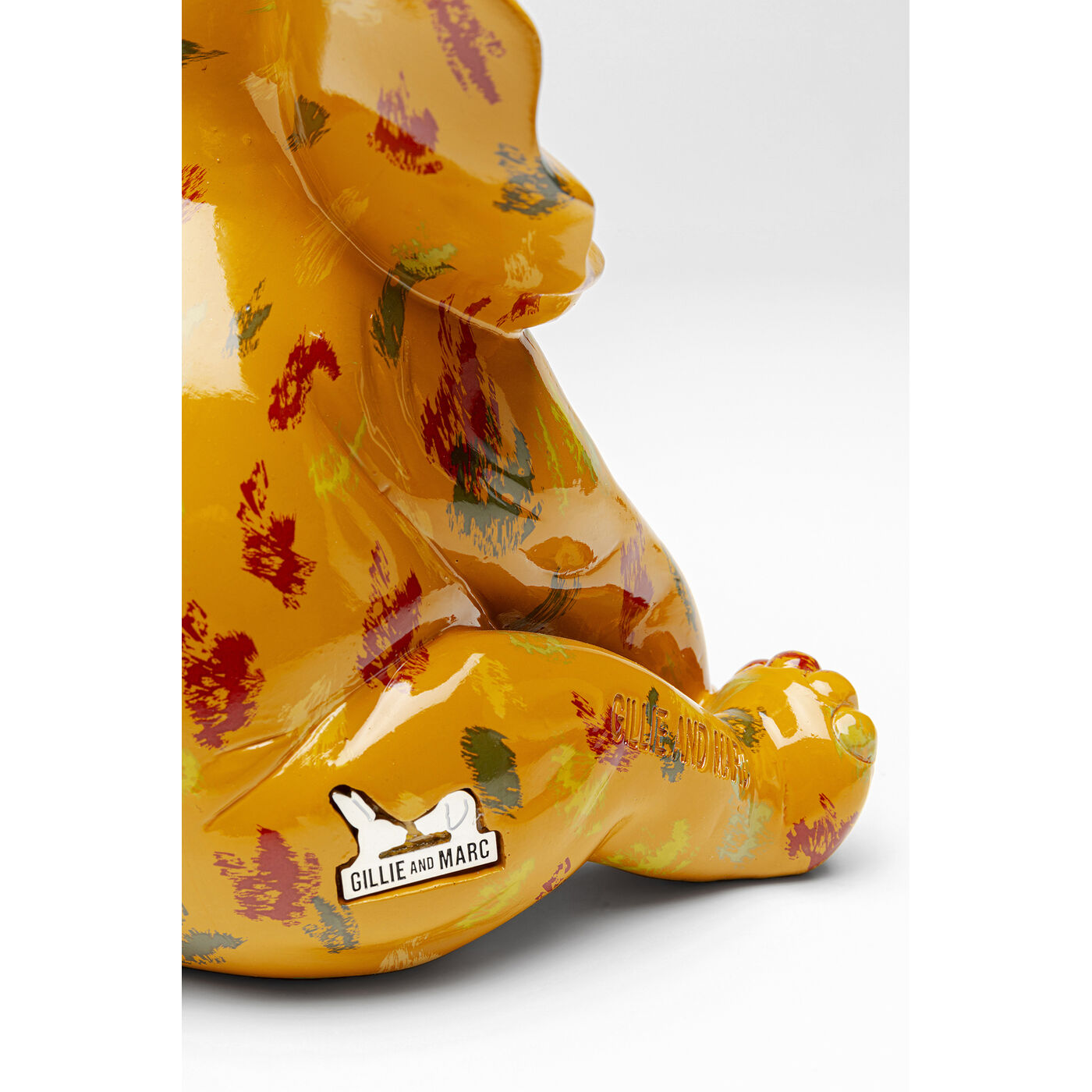 Фигура декоративная Elephant Dots Yellow 18 см KARE 56173