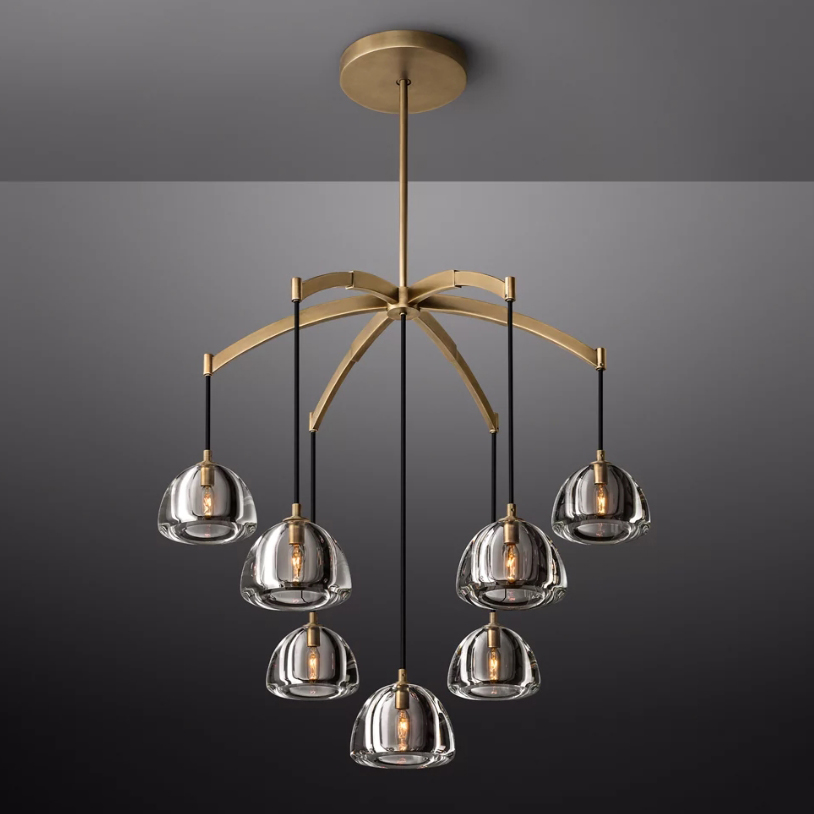 Подвесная люстра Future D92 Brass by ImperiumLoft