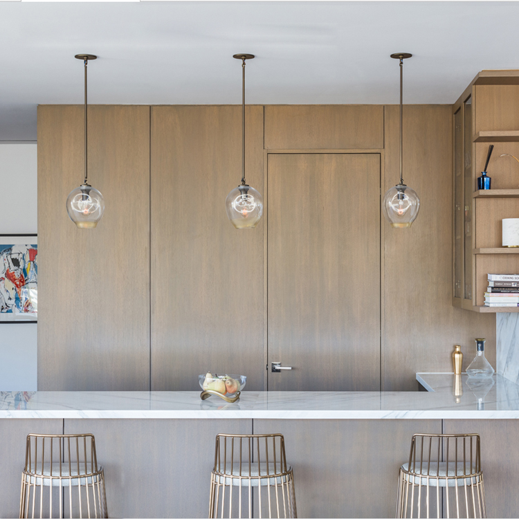 Подвесной светильник Delight Collection Bubble black/clear