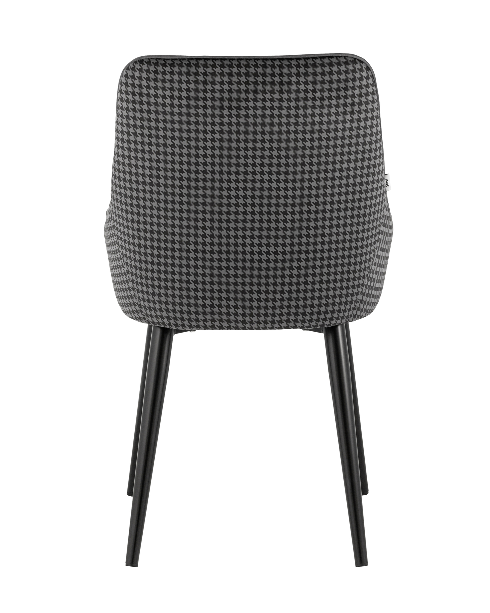 Стул Джоан велюр серый гусиная лапка Stool Group