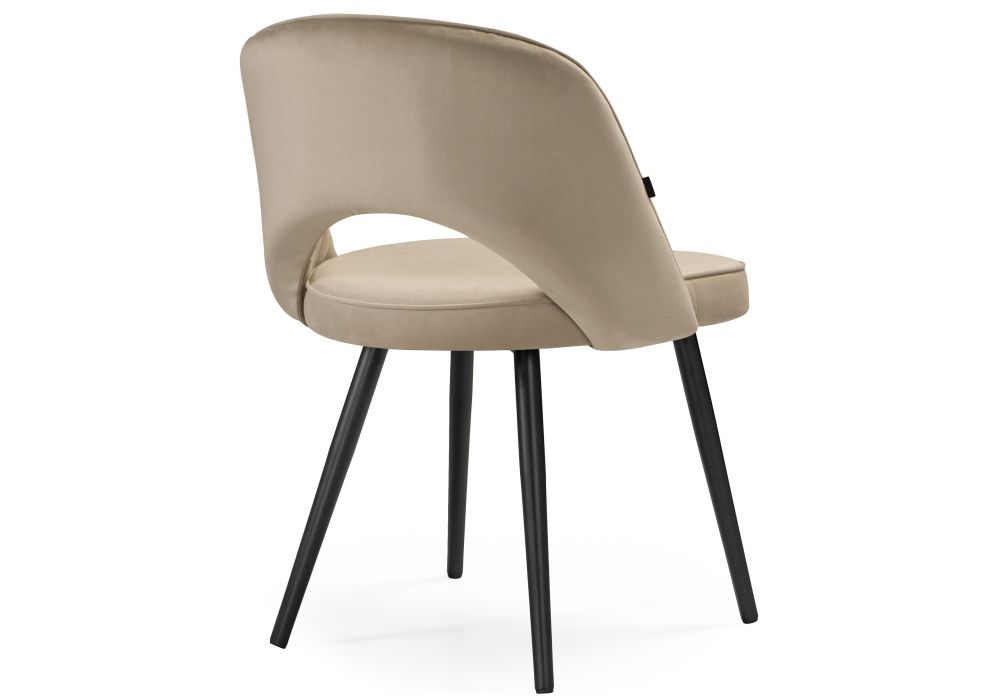 Стул Woodville Сандвикен черный / velutto 05 462399