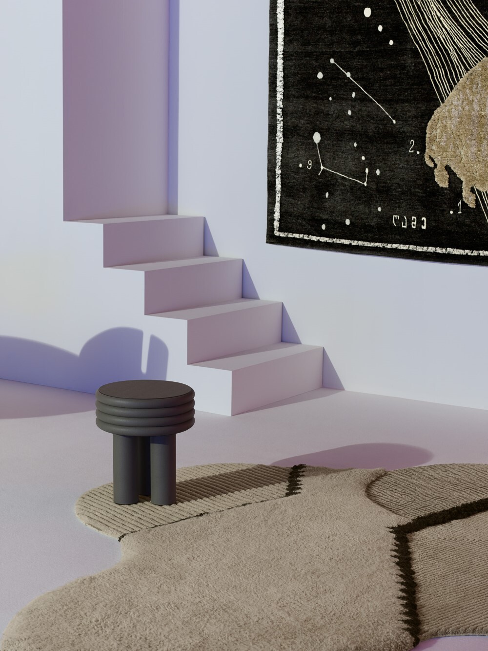 Ковер CC-TAPIS Lunar Addiction Square Ocher Ковер CC-TAPIS Lunar Addiction Square Ocher