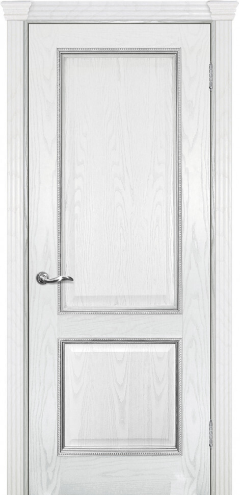 Межкомнатная дверь Graf Фрейм 02 Ясень айсберг (1900 х 600)