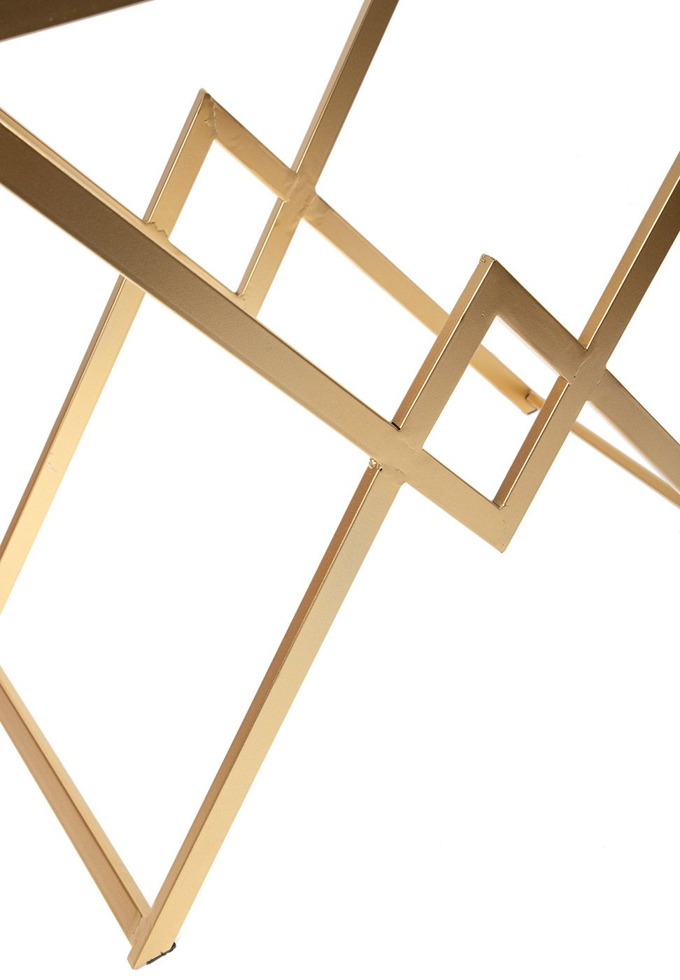 Столик приставной с белым мрамором Glasar 54-079