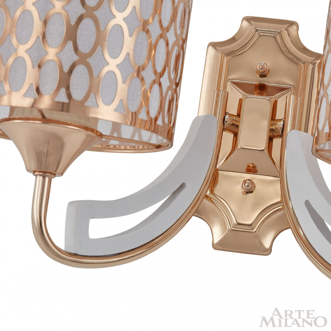 Бра с плафонами 303387/2W Wh/Gd Arte Milano