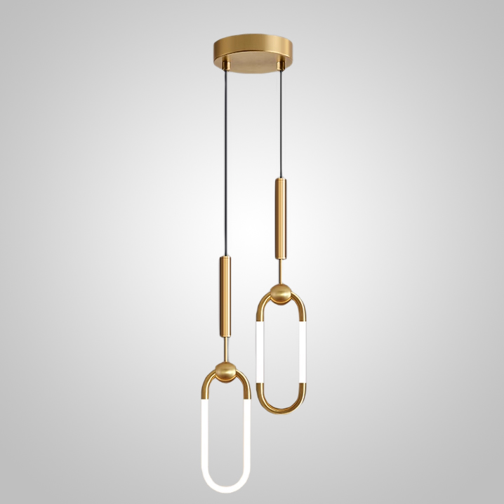 Подвесной светильник FINNUR DUO B H30 Brass by ImperiumLoft