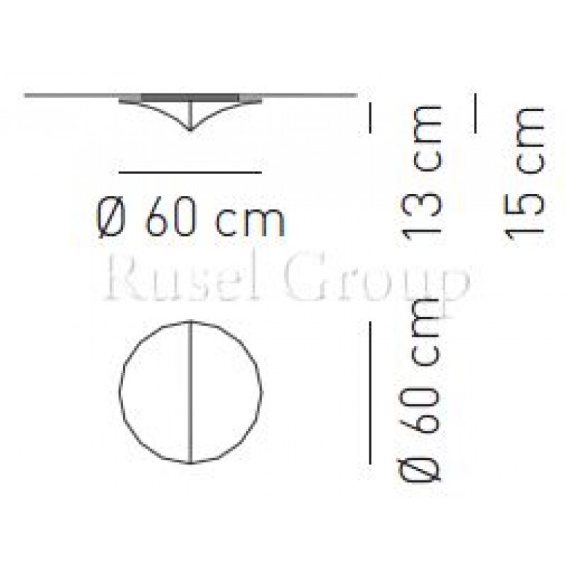 Настенно-потолочный светильник Axo Light NELLY PL 60