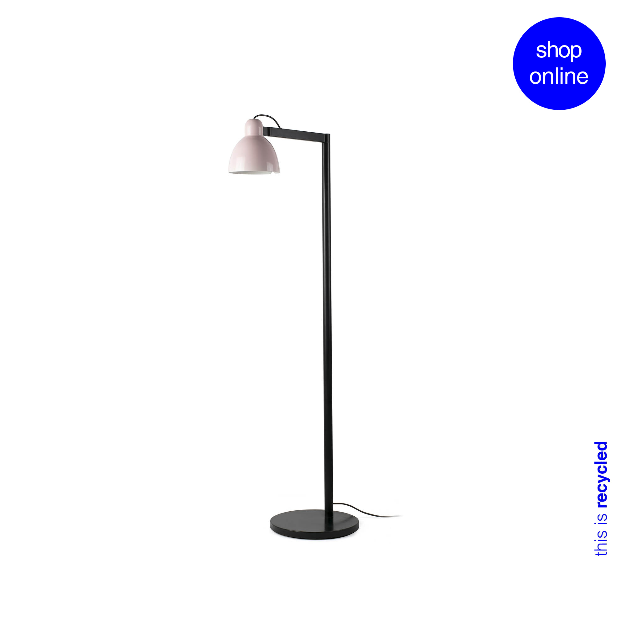 Venice Розовый торшер 1xE27 Faro