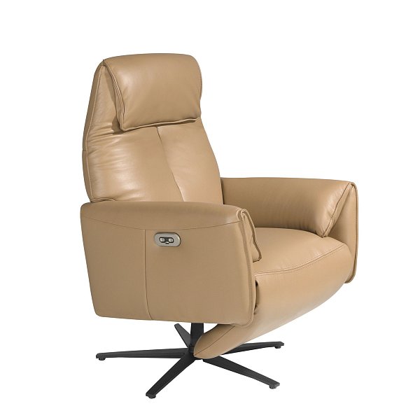 Вращающееся кресло Double Relax/ 5086 с кожаной обивкой Angel Cerda
