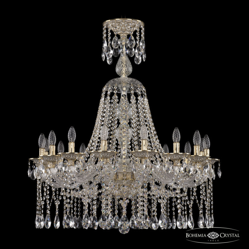 Подвесная люстра Bohemia Ivele Crystal 16113/16/300/XL-100 GW
