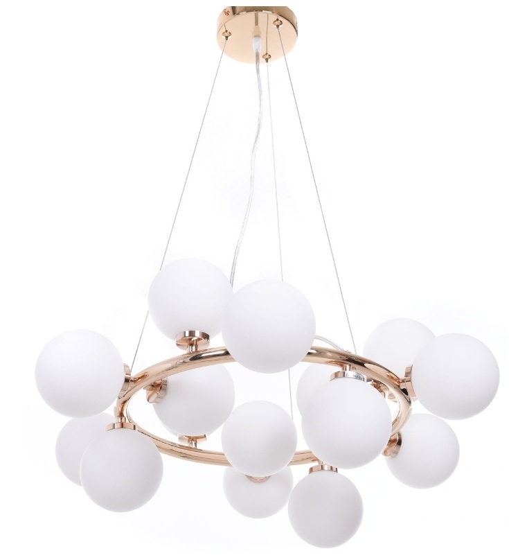 Подвесная люстра Lumina Deco LDP 6033-15 GD