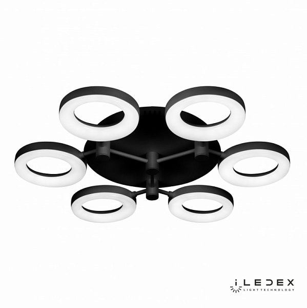 Накладной светильник iLedex FS-014-X6-(B) 72W BK