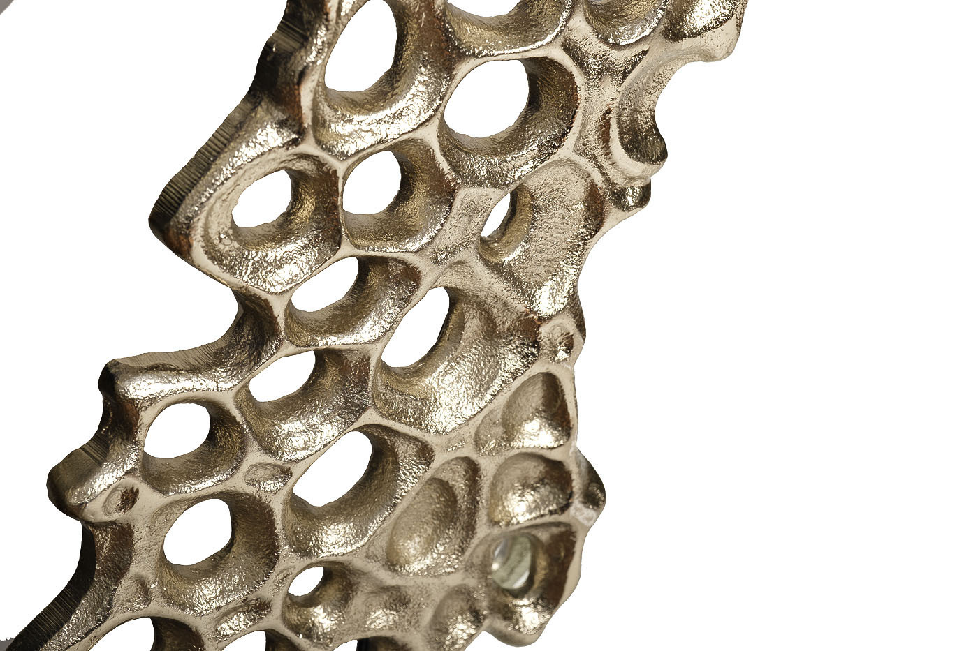 Зеркало декоративное "Соты" в золотой раме Garda Decor 69-218455