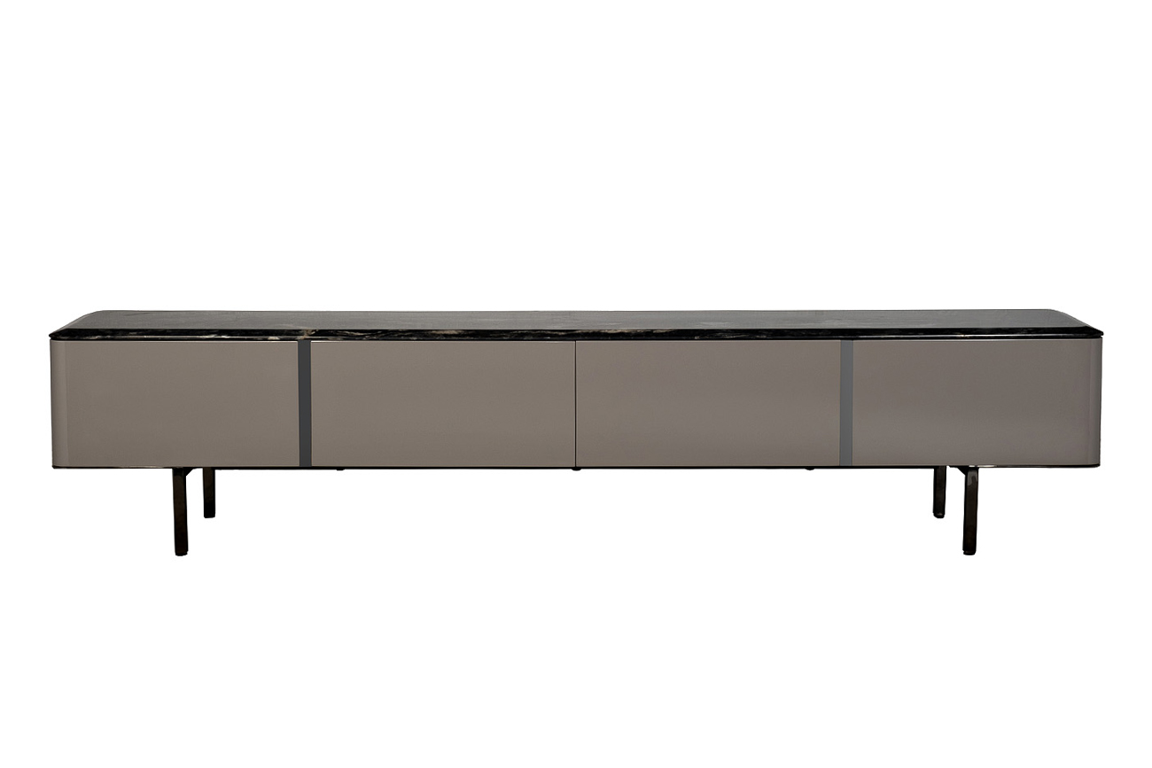 Тумба под телевизор с мраморной столешницей Garda Decor 58DB-20211