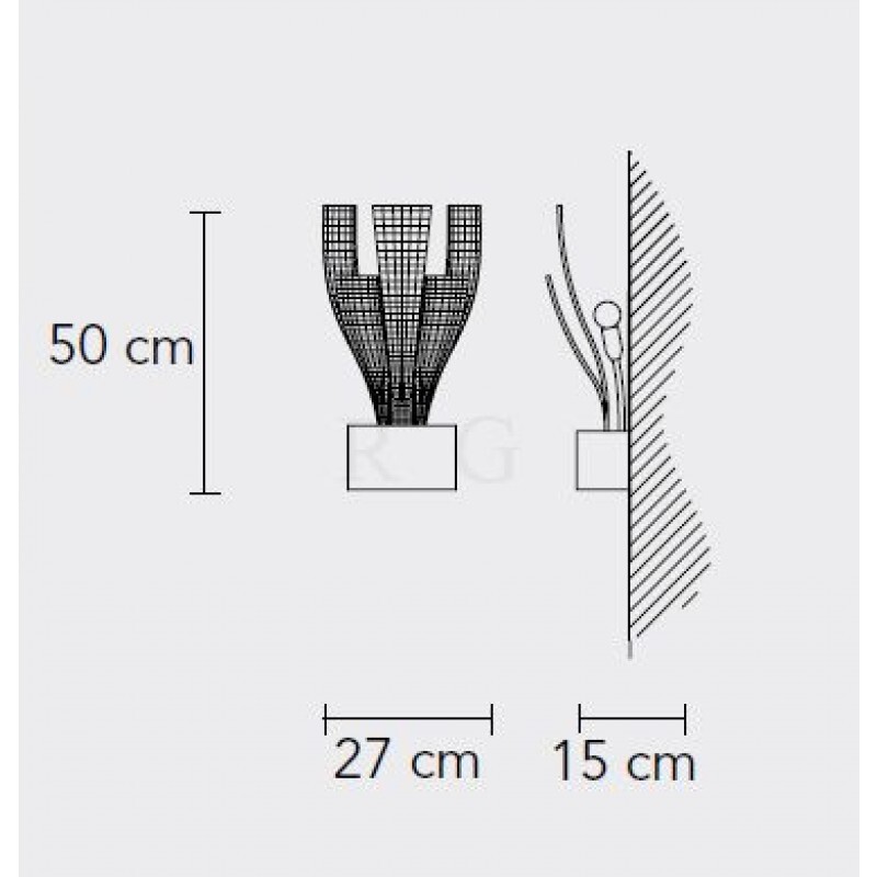 Настенный светильник Masiero Isbel A3