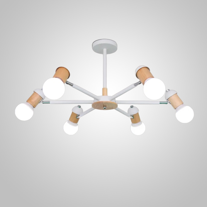 Люстра на штанге MERE D80 White by ImperiumLoft