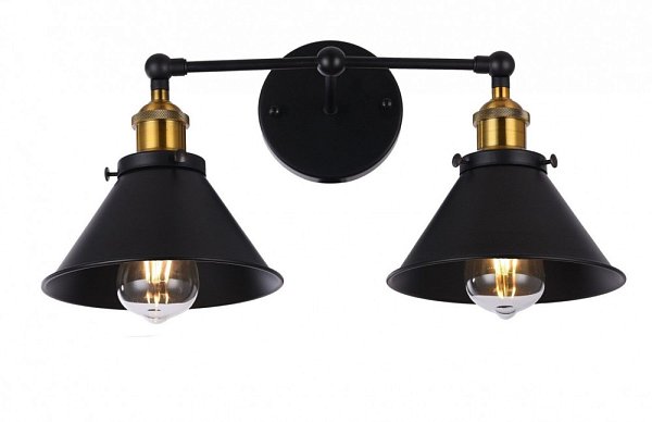 Бра Lumina Deco LDW B018-2 BK