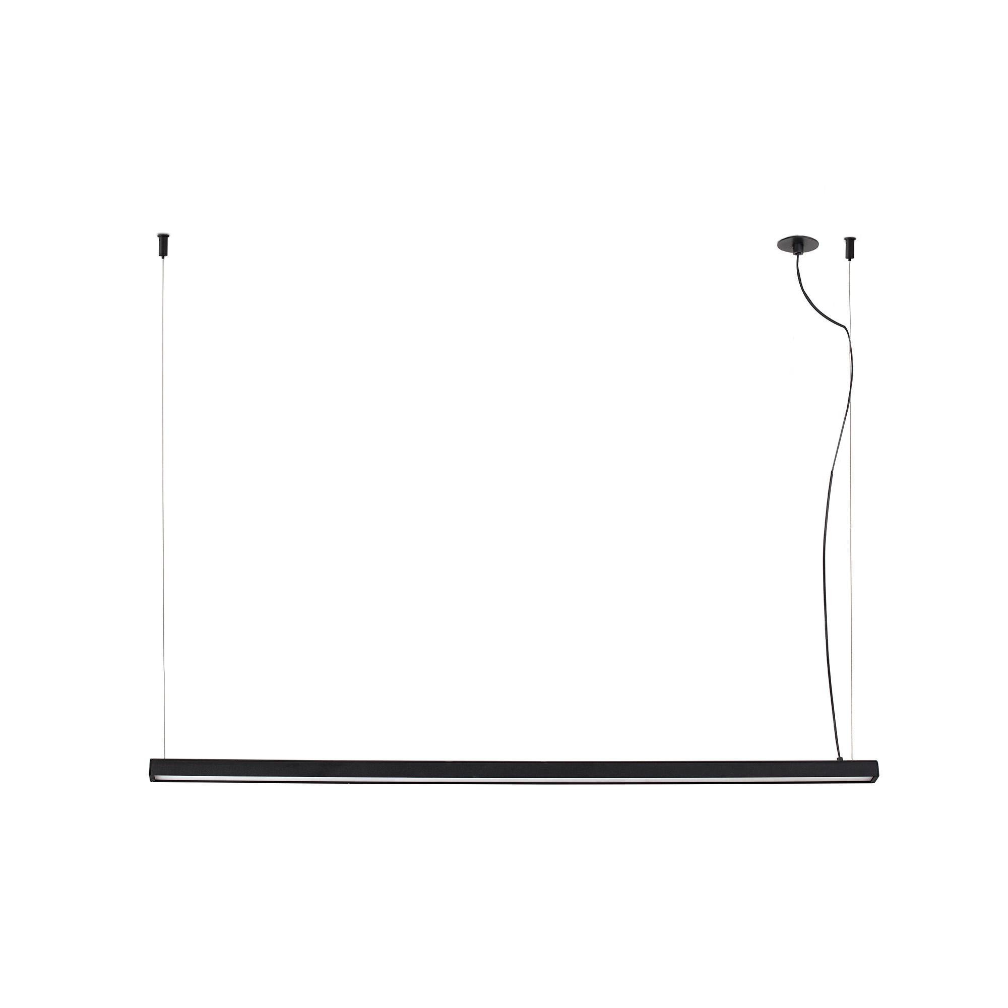 Подвесной светильник Vico черный 30W 2700K CANOPY RECESS Faro