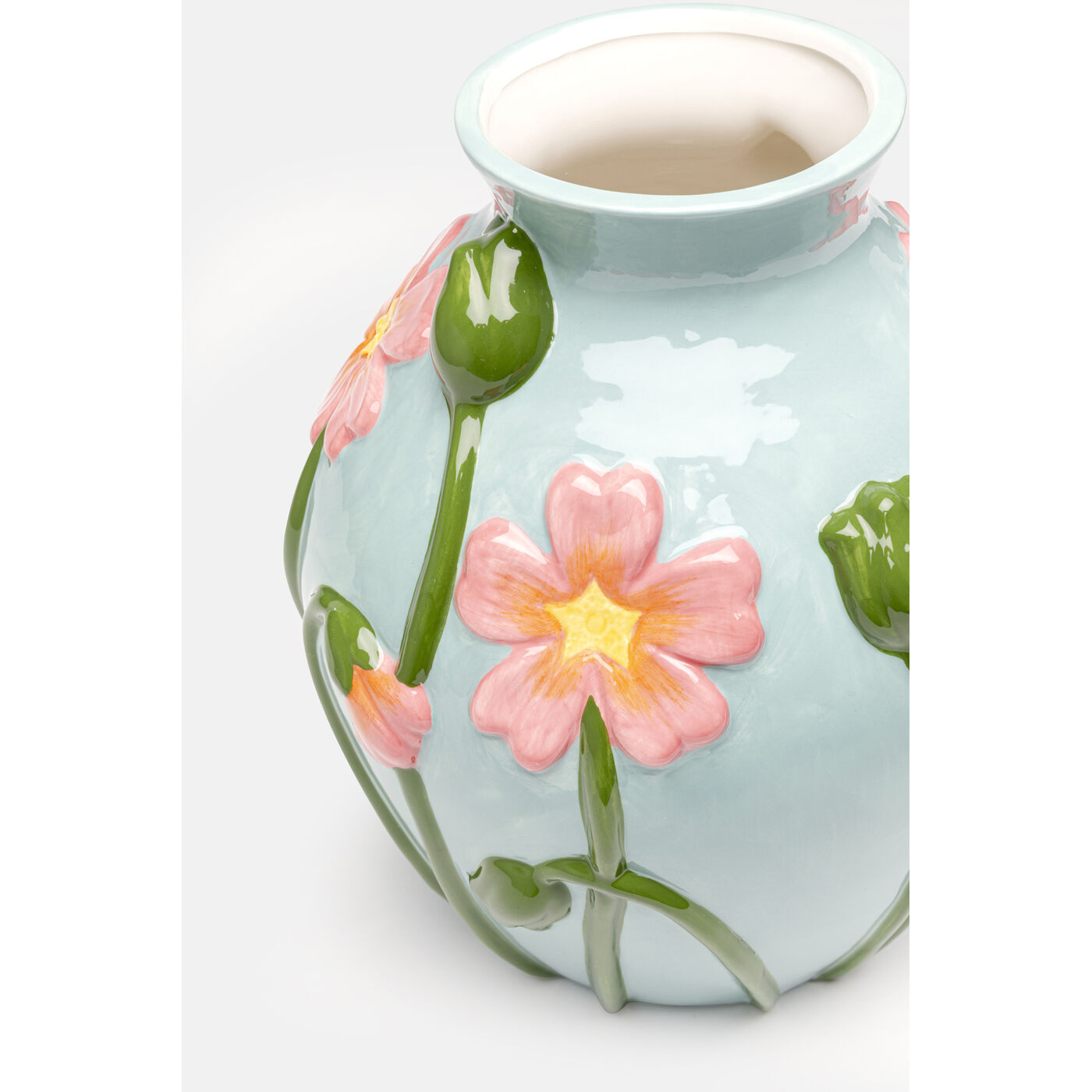 Ваза Fleurs Light Blue 27cm KARE 57579