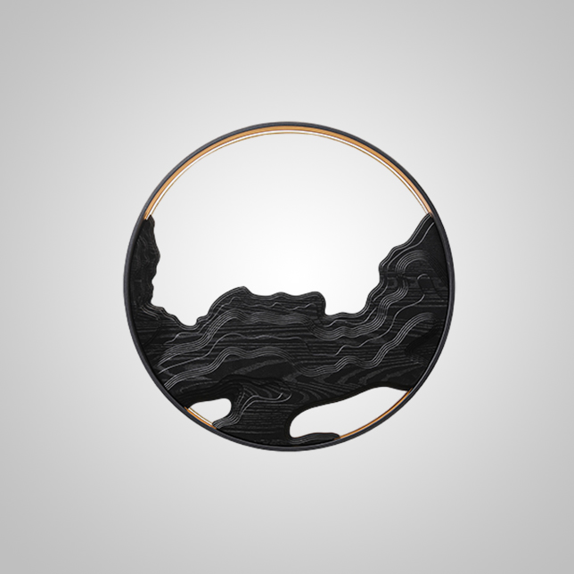 Настенный светильник ARNAR D61,5 Black by ImperiumLoft