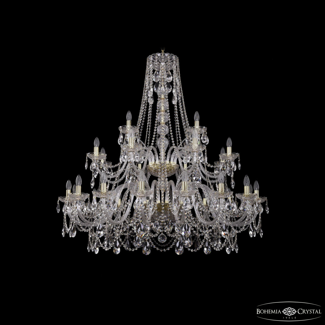 Люстра хрустальная 1411/16+8+4/460/2d G