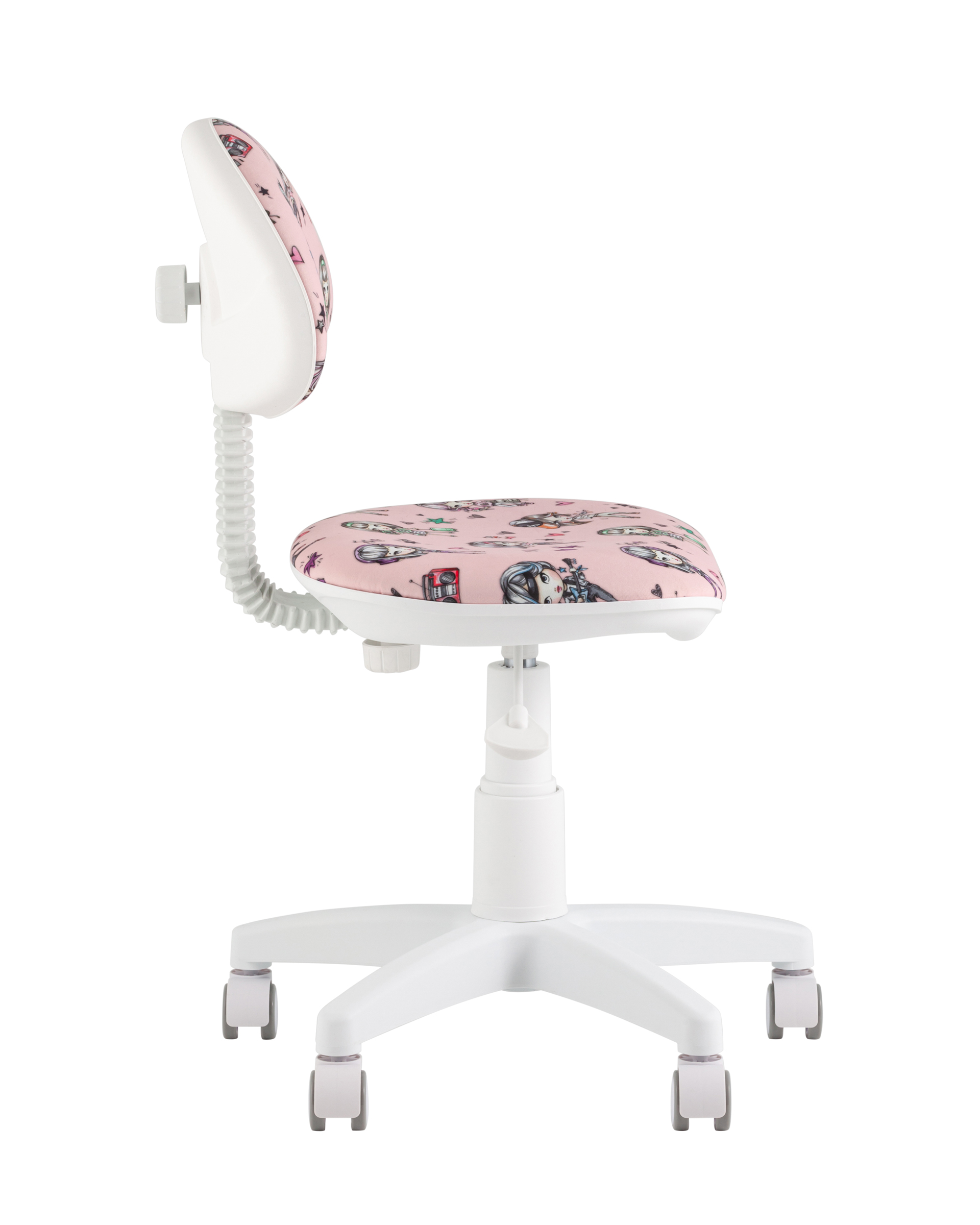 Кресло компьютерное детское УМКА Girls пластик белый Stool Group