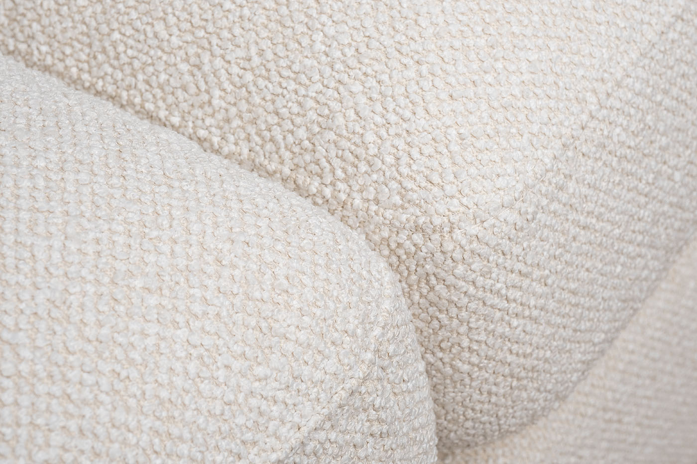 Диван треестный букле кремовый Garda Decor ROBERTO-250-FLONA SVBEG