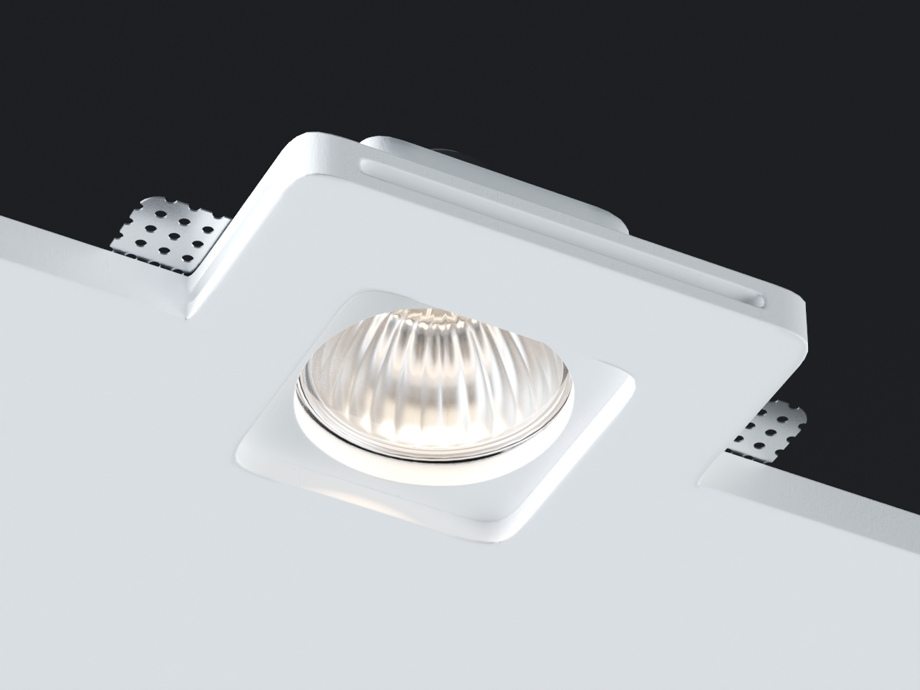 Светильник встраиваемый гипсовый Donolux DL271SQ1W