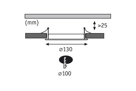 Встраиваемый светильник Paulmann 92796