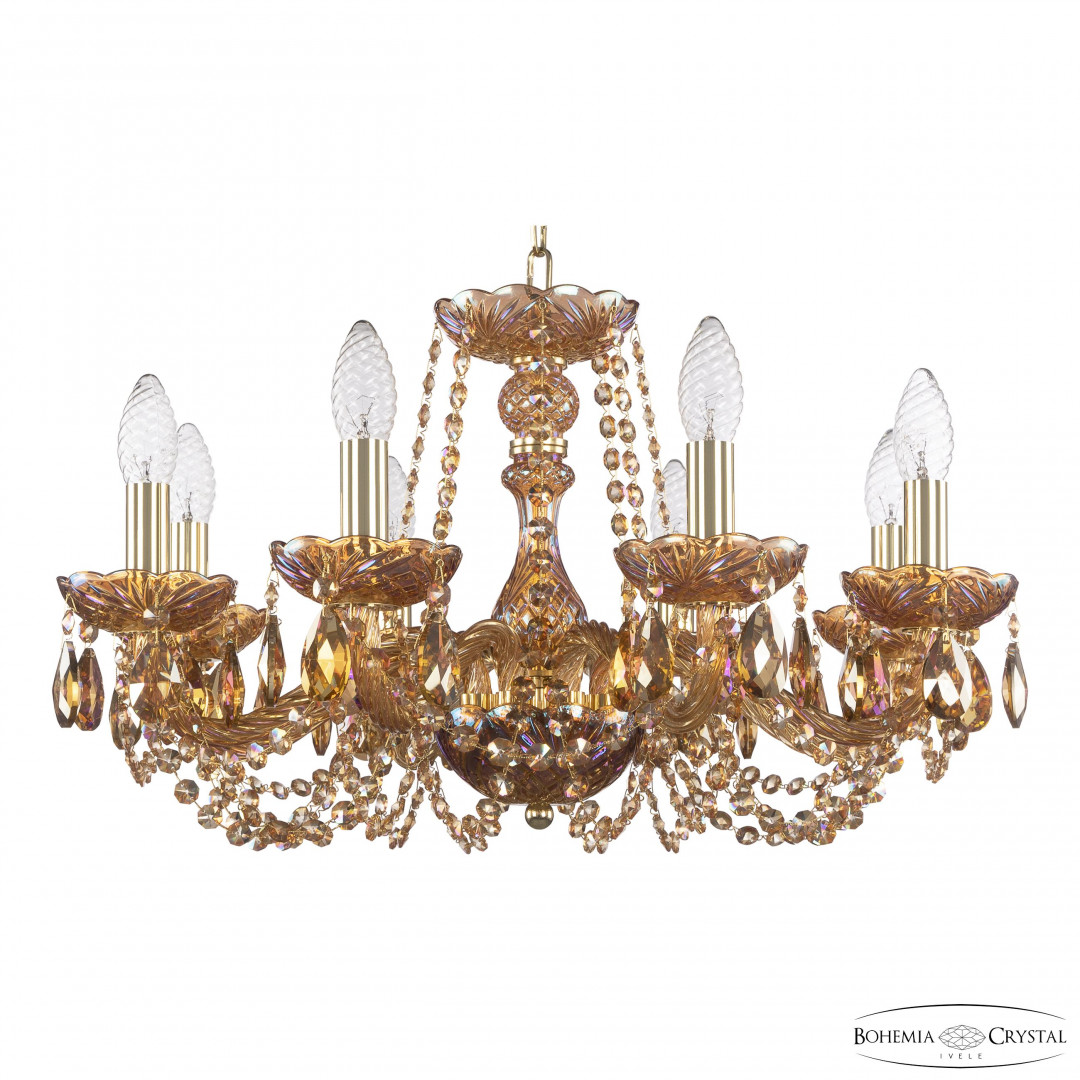 Люстра хрустальная 119/8/200 G M777 Bohemia Ivele Crystal