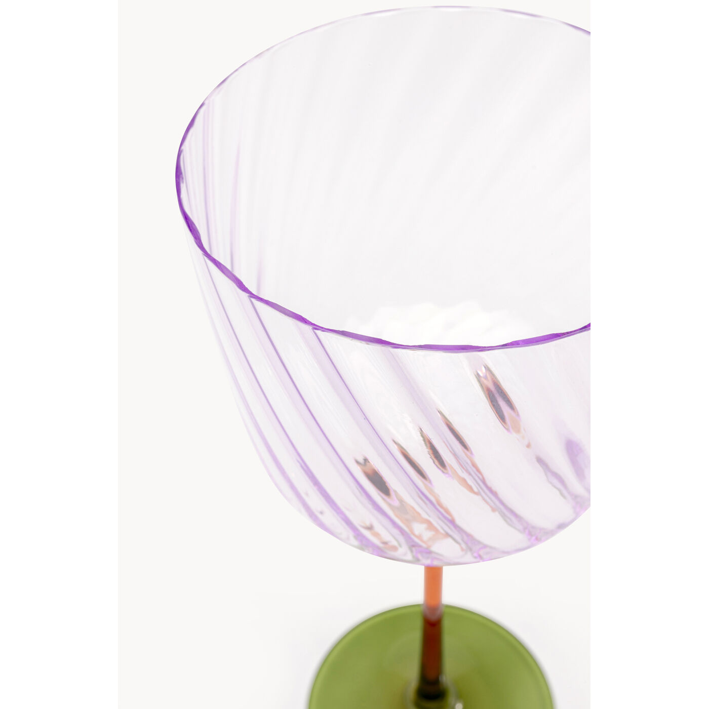 Бокал для вина Twist 22cm assorted KARE 58120