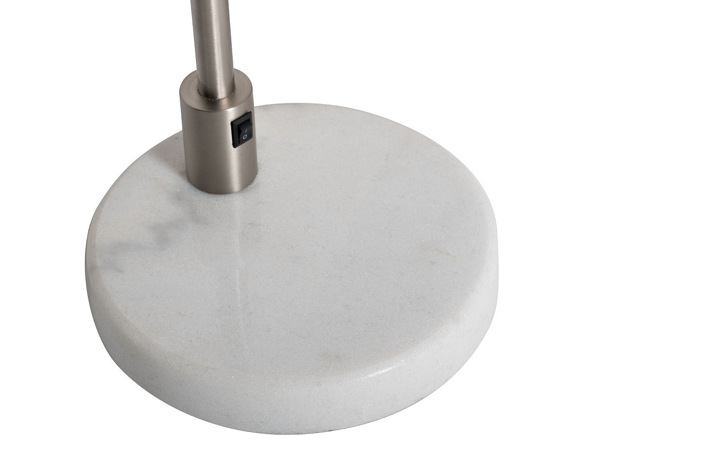 Лампа настольная с матовым плафоном, никель Garda Decor 91GH-T01