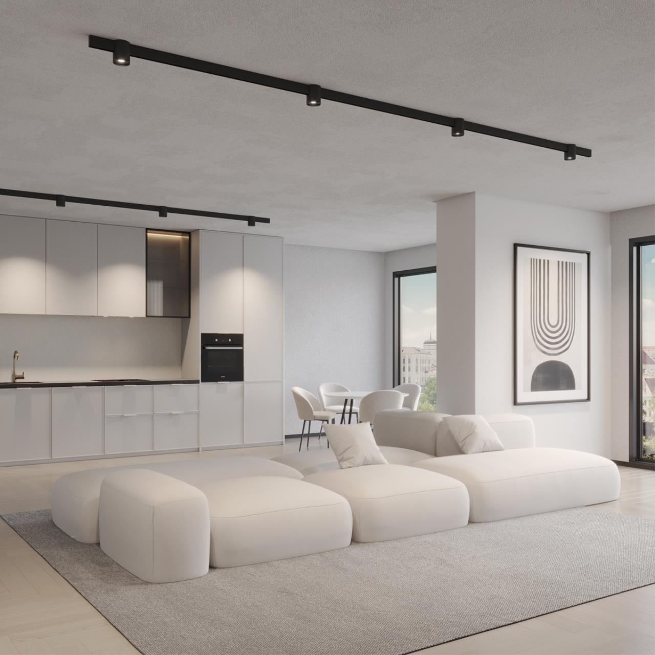 Трековый низковольтный смарт-светильник диммируемый со сменой цв.температуры Novotech 359517